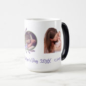 Individualisierbare Foto Muttertagmorphing-Tasse Verwandlungstasse (VorderseiteRechts)