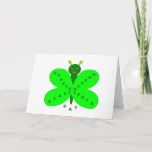Individualisierbare Karte zum Schmetterling des St