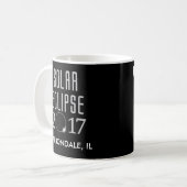 Individualisierbare Solar Eclipse 2026 Tasse (Vorderseite Links)