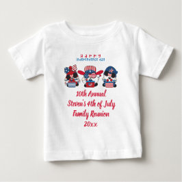 Individualisierbare Wiedersehen ab 4. Juli Baby T-shirt