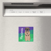 Individualisierbarer Leonberger Magnet (In Situ (Geschirrspüler))