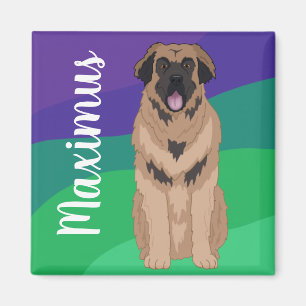 Individualisierbarer Leonberger Magnet