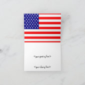 Individualisierbarer Patriotikhund Karte (Innenseite)