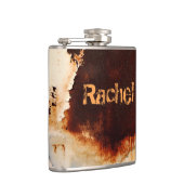 Individualisierbarer Rostkunst Cooler Spaß einziga Flachmann (Rechts)