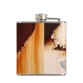 Individualisierbarer Rostkunst Cooler Spaß einziga Flachmann (Rückseite)