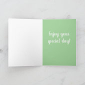 Individualisierbarer Saint Bernard Karte (Innenseite)