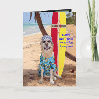 Individualisierbarer Sonnenschein zum Geburtstag Karte
