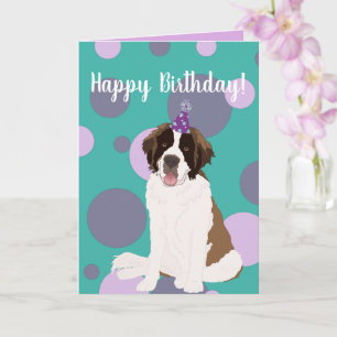 Individualisierbarer St. Bernard Karte