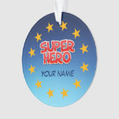 Individualisierbarer Superheld Ornament (Vorderseite)
