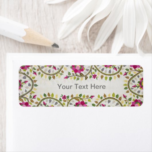 Individualisierbarer Text, Peonies Pattern, Willia (Insitu)