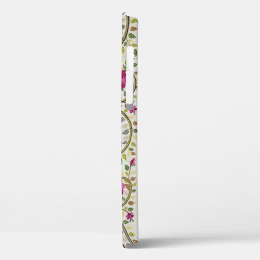 Individualisierbarer Text, Peonies Pattern, Willia Case-Mate iPhone Hülle (Rückseite / Links)