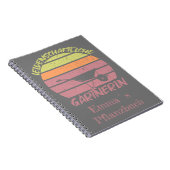 Individualisierbares Design Gärtnerin Notizblock (Rechte Seite)