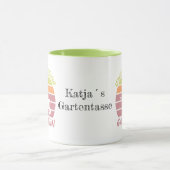 individualisierbares Design Gärtnerin Tasse (Zentrum)