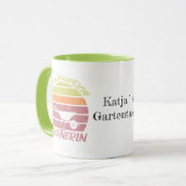 individualisierbares Design Gärtnerin Tasse (Vorderseite Links)