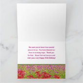 individualisierbares Groß Size Happy 90. Geburtsta Karte (Innenseite)