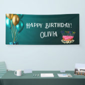 individualisierbares Happy Birthday Banner 1 (Messe)