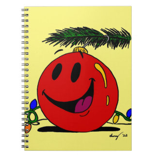 individualisierbares Happy Ornament Notebook Notizblock
