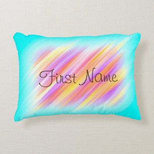 Individualisierbares mehrfarbiges NIEDLICHES Muste Dekokissen