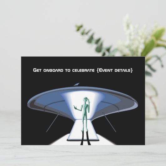 Individualisierbares Party für Unternehmen/Erwachs Einladung (Stehend Vorderseite)