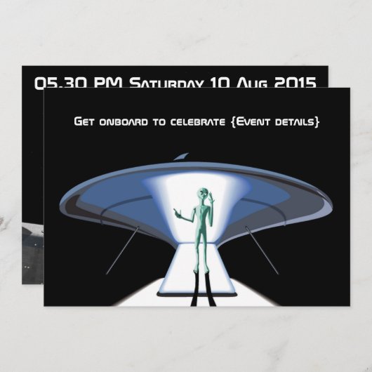 Individualisierbares Party für Unternehmen/Erwachs Einladung (Vorne/Hinten)