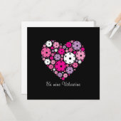 Individualisierbares Pickleball 💘 Valentine Karte (Vorderseite/Rückseite Beispiel)