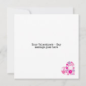 Individualisierbares Pickleball 💘 Valentine Karte (Rückseite)