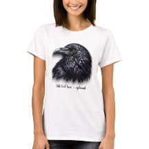 Individualisierbares Raben-Kopf-T-Shirt