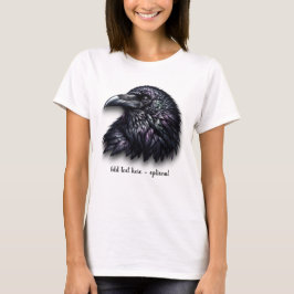 Individualisierbares Raben-Kopf-T-Shirt T-Shirt