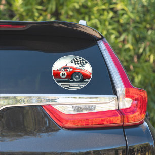 Individualisierbares Rennwagen-Auto Aufkleber