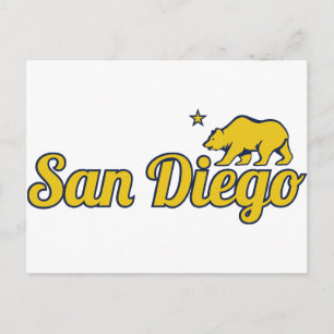 Individualisierbares San Diego Postkarte
