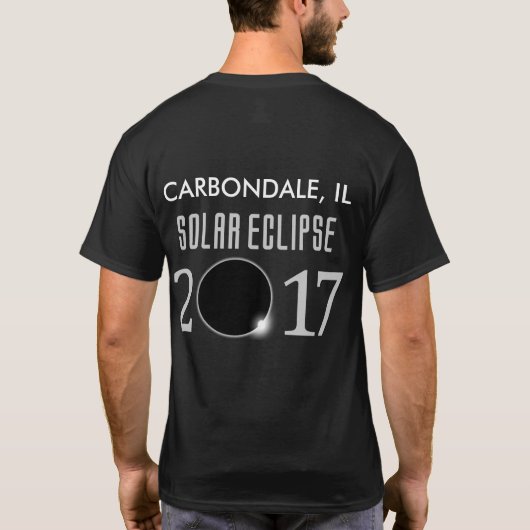 Individualisierbares Solar-Eclipse-Shirt T-Shirt (Rückseite)
