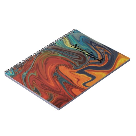 Individualisierbares SpiralNotebook mit individuel Notizblock (Linke Seite)