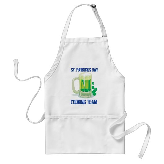 Individualisierbares St. Patricks Drinking Team Schürze (Vorne)