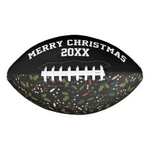 Individualisierbares Weihnachtsmuster Football