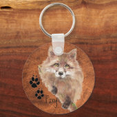 Individualisieren, benutzerdefinierten Foxy-Schlüs Schlüsselanhänger (Vorderseite)