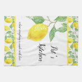 Individualisieren des Lemon-Musters Geschirrtuch (Horizontal)