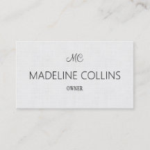 Individualisieren Einfache Berufliche graue Leinen