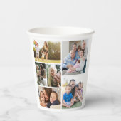 Individualisieren Sie 6 Gerahmte Fotomaterialien Pappbecher (Rückseite)