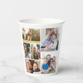 Individualisieren Sie 6 Gerahmte Fotomaterialien Pappbecher (Vorderseite)