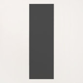 Individualisieren Sie das Retro-Gelb- und Graumust Yogamatte (Rückseite)