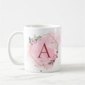 Individualisieren Sie die anfänglichen Aquarellbil Kaffeetasse (Links)