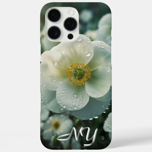 Individualisieren Sie die Floral Monogram Case für (Rückseite)