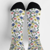 Individualisieren Sie die Initialen Multicolor Pin Socken (Oben)