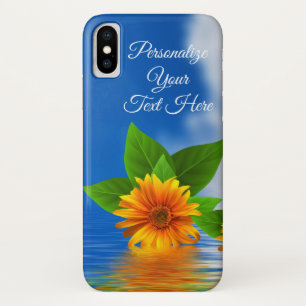 Individualisieren Sie elegante Blume, die auf Meer Case-Mate iPhone Hülle