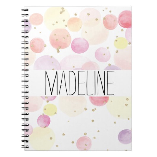 Individualisieren Sie Ihre eigene farbenfrohe Wass Notizblock (Vorderseite)