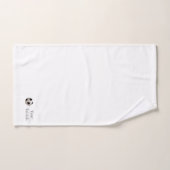 Individualisieren Sie Ihre Initialen Fußball-Ball Badhandtuch Set (Handtuch)