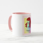 Individualisieren Sie klassischen Spaß mit dem Whi Tasse (Vorderseite Links)