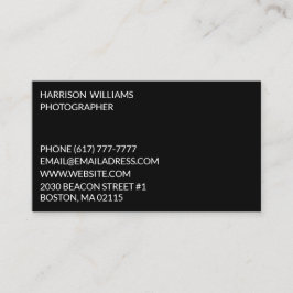 Individualisieren Sie minimalistisch elegantes Sch Visitenkarte