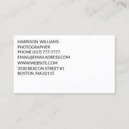 Individualisieren Sie minimalistische Eleganz Visitenkarte