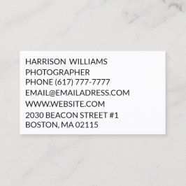 Individualisieren Sie minimalistische Eleganz Visitenkarte